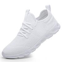 Leafage Men's large size casual running shoes Outdoor mesh lightweight breathable running training shoes reasonably priced su...