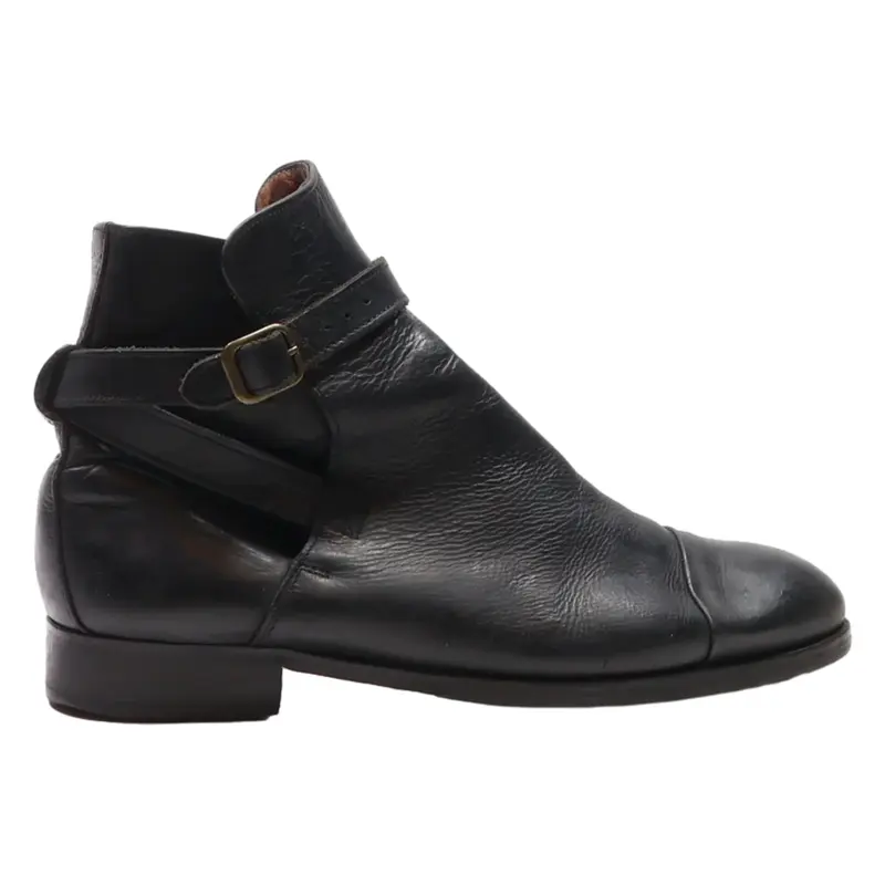 AIGL3E Chelsea Boots Black Leather Mens UK 8