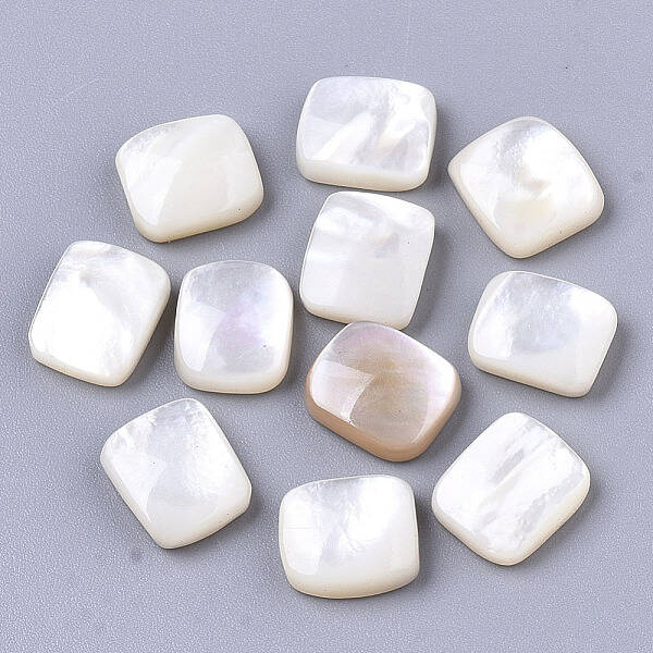 Natural White Shell Mother of Pearl Shell Cabochons
