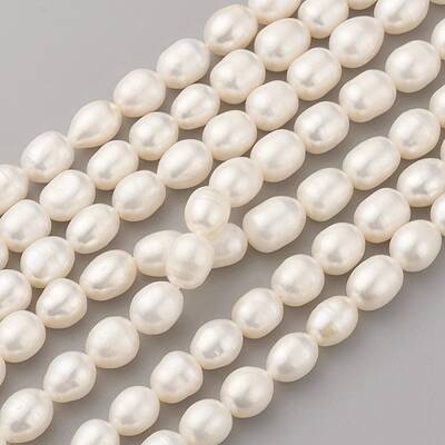 Natural Cultured Freshwater Pearl Beads Strands