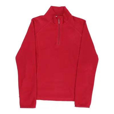 Champion 1/4 Zip - Medium Red Cotton
