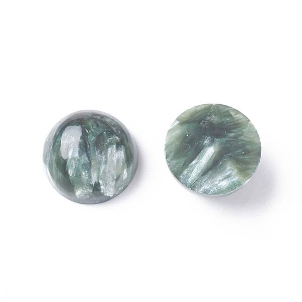 Natural Seraphinite Cabochons