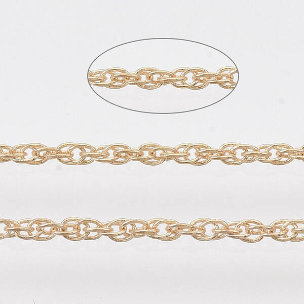 Soldered Brass Coated Iron Rope Chains