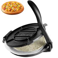 VEVOR Tortilla Press, 10 Inch Tortilla and Roti Maker, Cast Iron Heavy Duty Tortilladora Press, Pre-Seasoned Pataconera Maker...