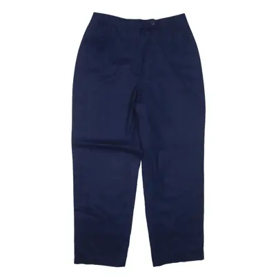 EVAN-PICONE Trousers Blue Relaxed Straight Wool Womens W28 L27