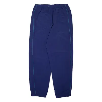 Mens Track Pants Blue Tapered XL W32 L33