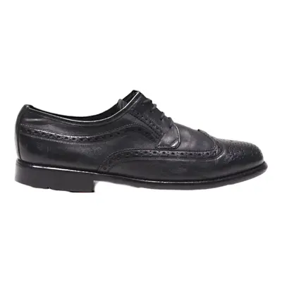 LLOYD Brogue Shoes Black Leather Mens UK 8