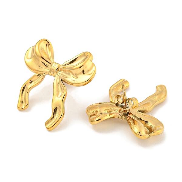 Ion Plating(IP) 304 Stainless Steel Stud Earrings for Women