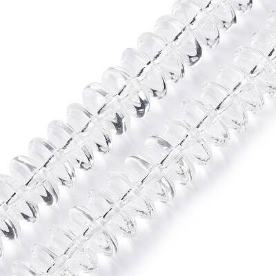 Transparent Glass Beads Strands