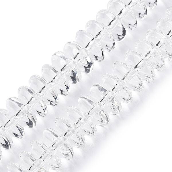 Transparent Glass Beads Strands