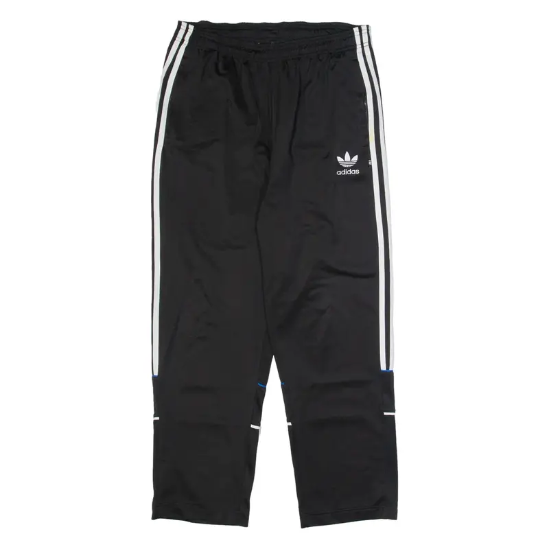 ADIDAS Mens Sweatpants Black Straight L W32 L27