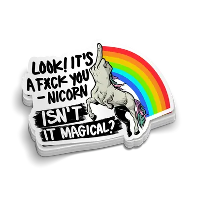 F*ck Younicorn - Hard Hat Decal