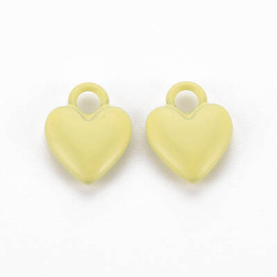 Spray Painted Alloy Charms