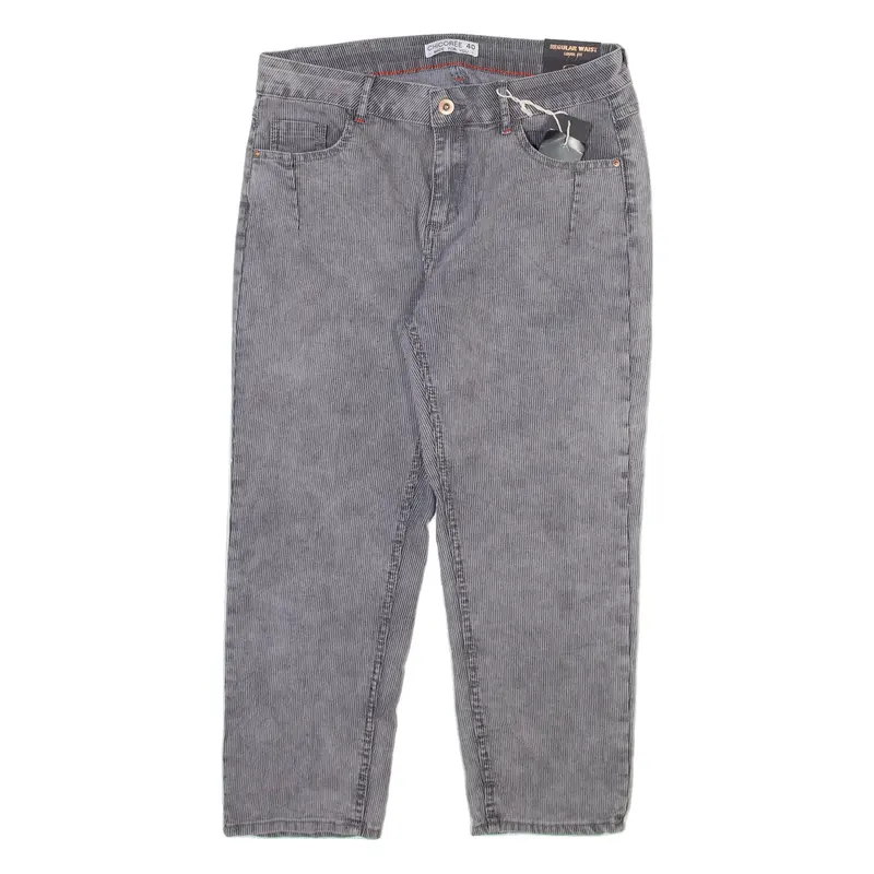 CHICOREE Womens Trousers Grey Regular Tapered W30 L23