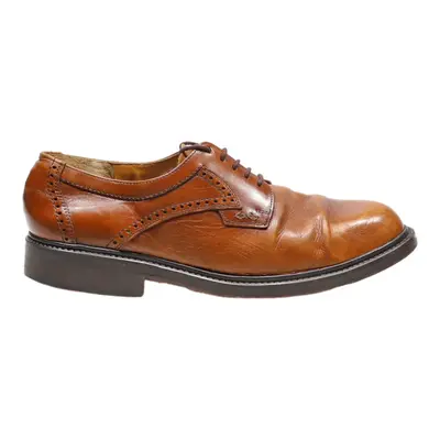 LLOYD MARSHALL Derby Shoes Brown Leather Mens UK 9