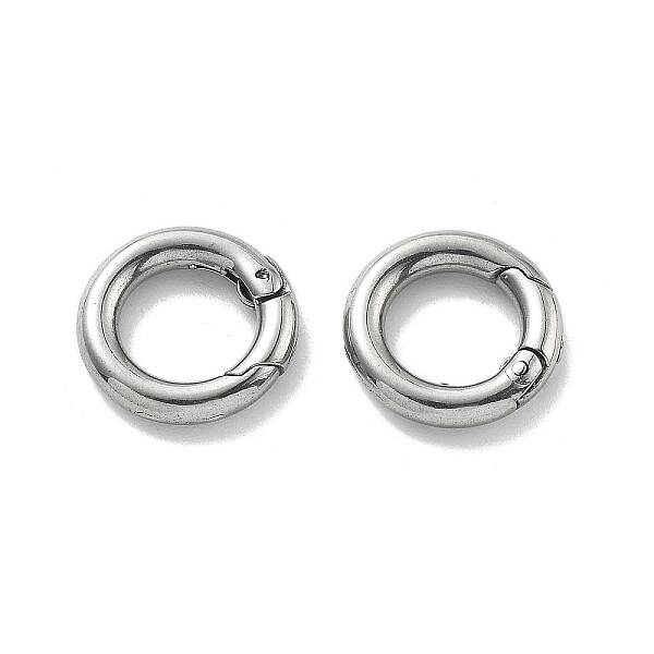 304 Stainless Steel Spring Gate Clasp Findings