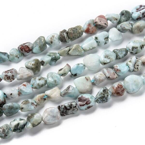 Natural Larimar Beads Strands
