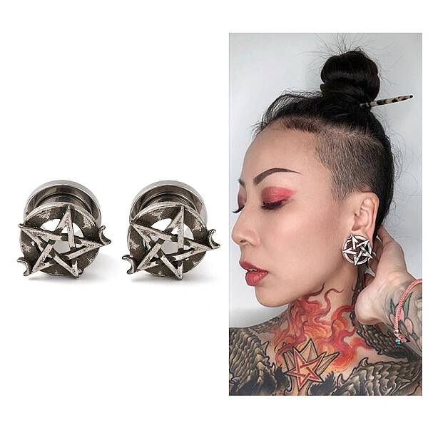 304 Stainless Steel and Alloy Ear Plugs Gauges
