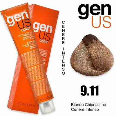 Genus permanent coloring cream 100 ml 9.11
