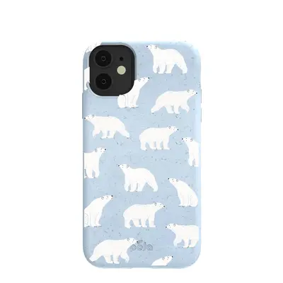 Powder Blue Ice Bears iPhone 11 Case