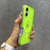 Hard Matte Translucent Case For iPhone 16 15 14 13 12 Pro Max Plus Phone Cases For MagSafe Wireless Charging Shockproof Prote...