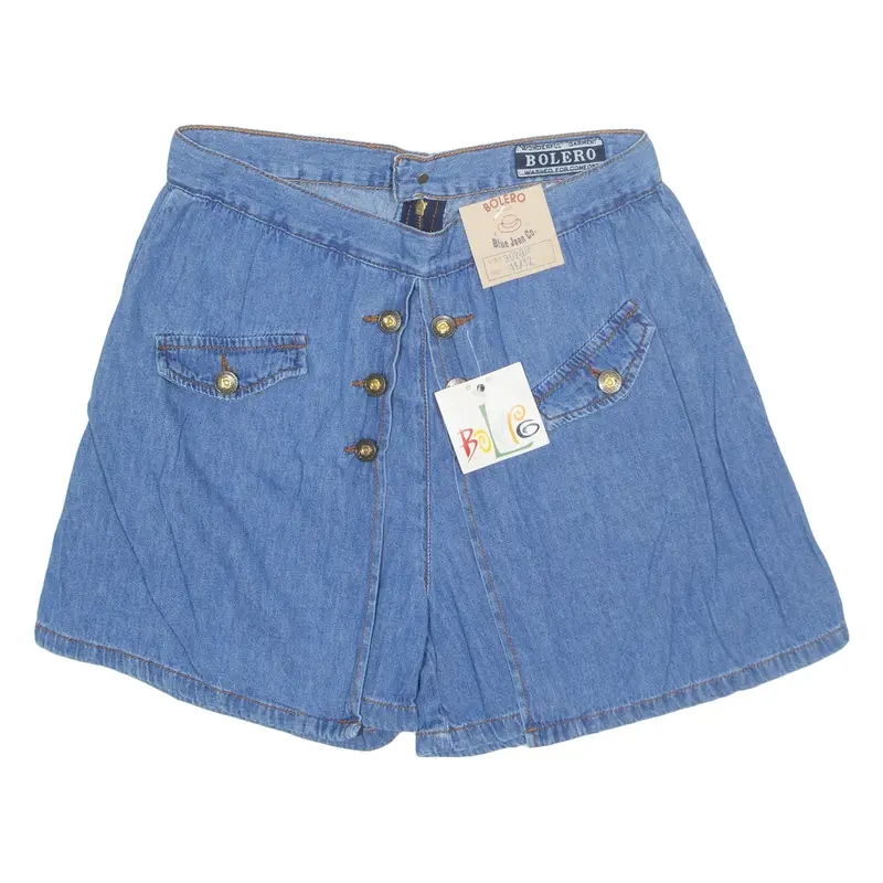 BOLERO Womens Denim Shorts Blue S W26