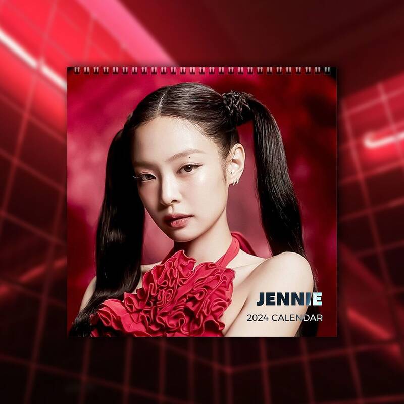 Jennie Calendar 2024 | Jennie 2024 Celebrity Wall Calendar|blackpink Calendar 2024