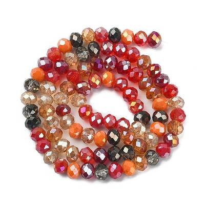Electroplate Glass Beads Strands