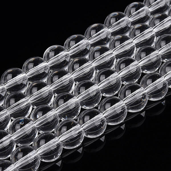 Transparent Glass Beads Strands