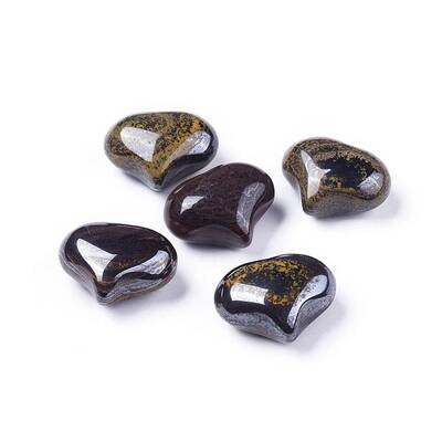 Natural Picture Jasper Heart Love Stone