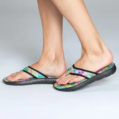 Paw Print Favorite Flip Flops - Scribble Paw - 8