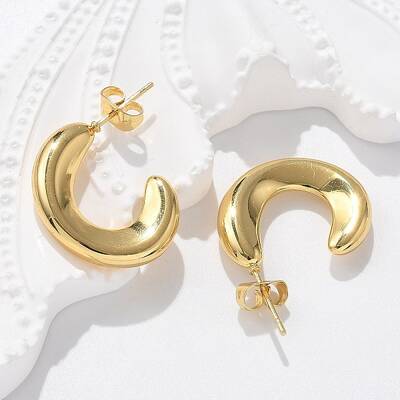 304 Stainless Steel Stud Earrings