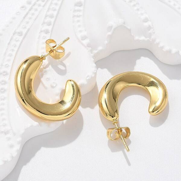 304 Stainless Steel Stud Earrings