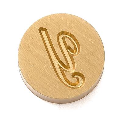 Golden Tone Brass Letter Stamps