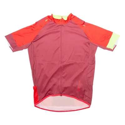 DECATHLON Full Zip Cycling Mens Jersey Red M