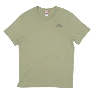 THE NORTH FACE Mens T-Shirt Green Crew Neck M
