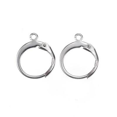 Tarnish Resistant 304 Stainless Steel Leverback Earring Findings