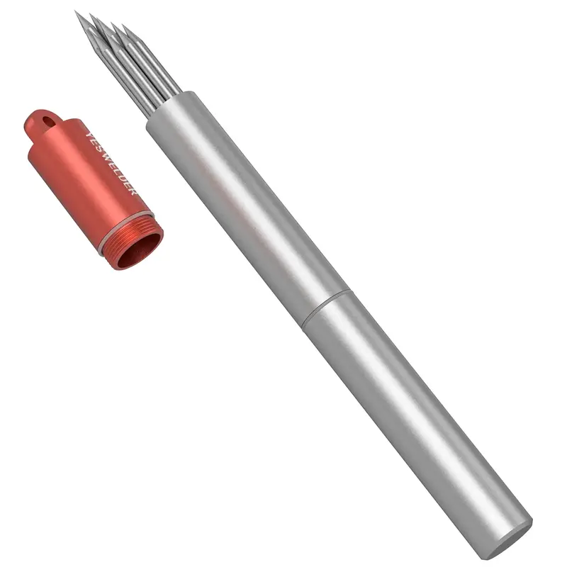 YESWELDER Pre-Sharpened TIG Welding Tungsten Electrode - 2% Thoriated 1/8\