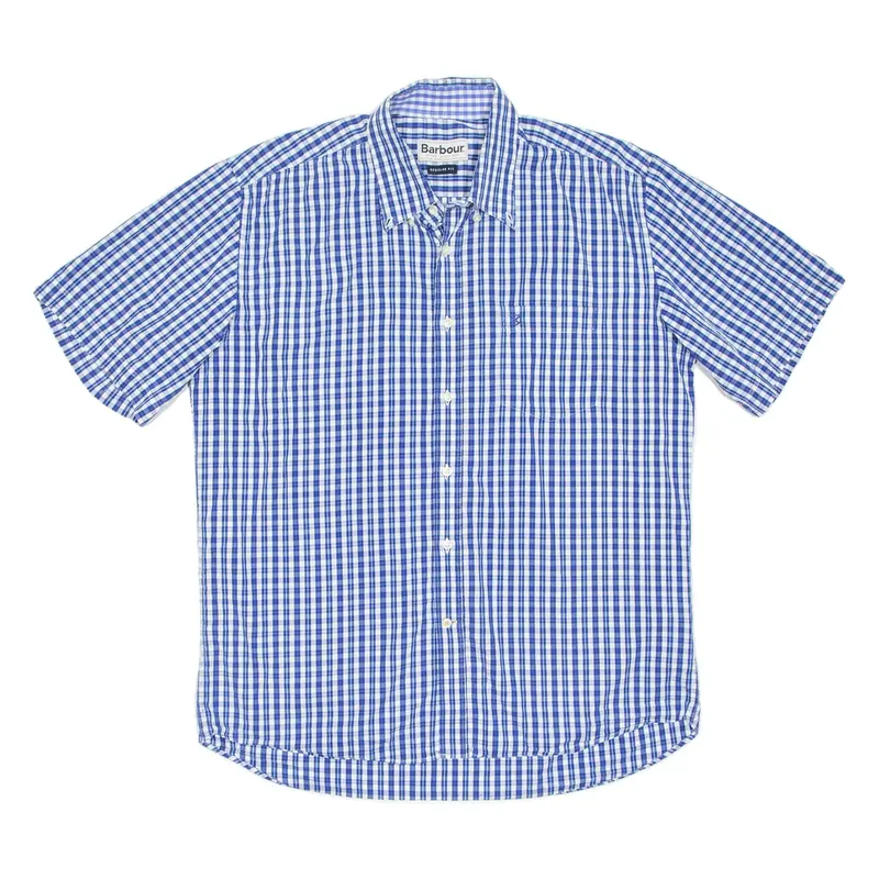 BARBOUR Mens Shirt Blue Check L