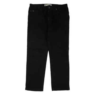 LEE Mens Jeans Black Regular Straight W34 L29