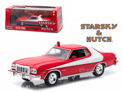 1976 Ford Gran Torino Red with White Stripe \
