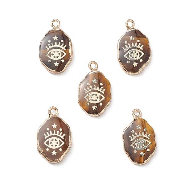 Natural Tiger Eye Pendants
