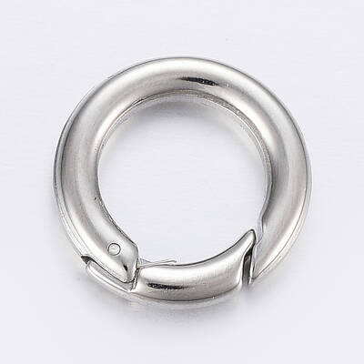 Tarnish Resistant 304 Stainless Steel Spring Gate Rings