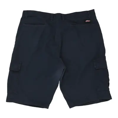 Dickies Cargo Shorts - 39W 11L Navy Polyester Blend