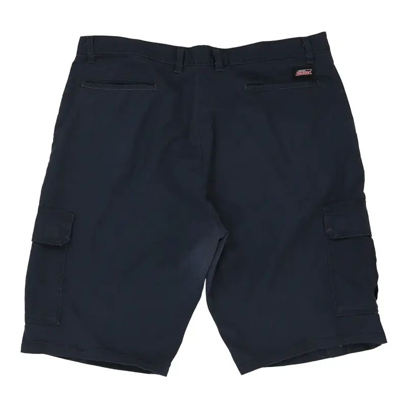 Dickies Cargo Shorts - 39W 11L Navy Polyester Blend