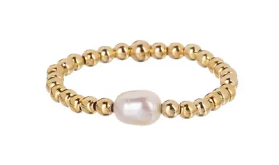 Alisia Anello A Sfera Placcato Oro Con Perla D'Acqua Dolce Al4794.01.000.D - Circuito: 53 Mm