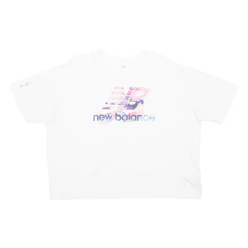 NEW BALANCE Womens T-Shirt White XL