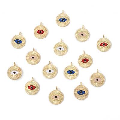 Alloy Enamel Pendants