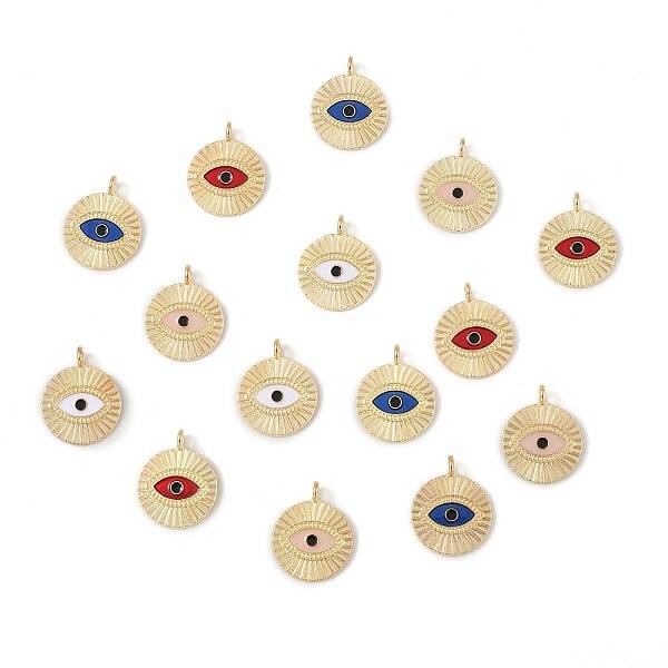 Alloy Enamel Pendants