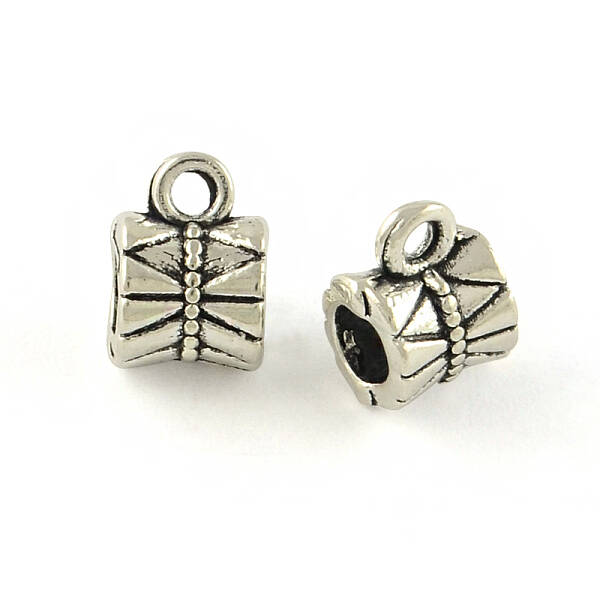 Tibetan Style Alloy Tube Bails